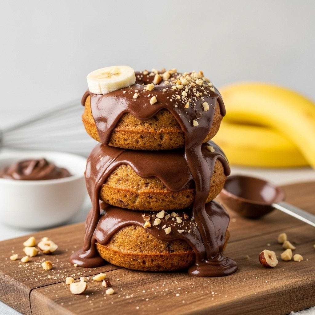A tender, cake-like breakfast pastry elevated by a luscious chocolate-hazelnut coating.