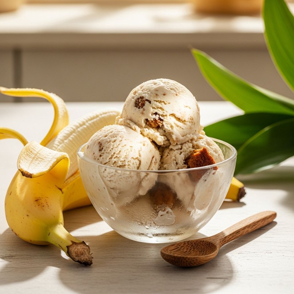 Overripe fruit finds new life in a silky dessert infused with warm spices and crunch.