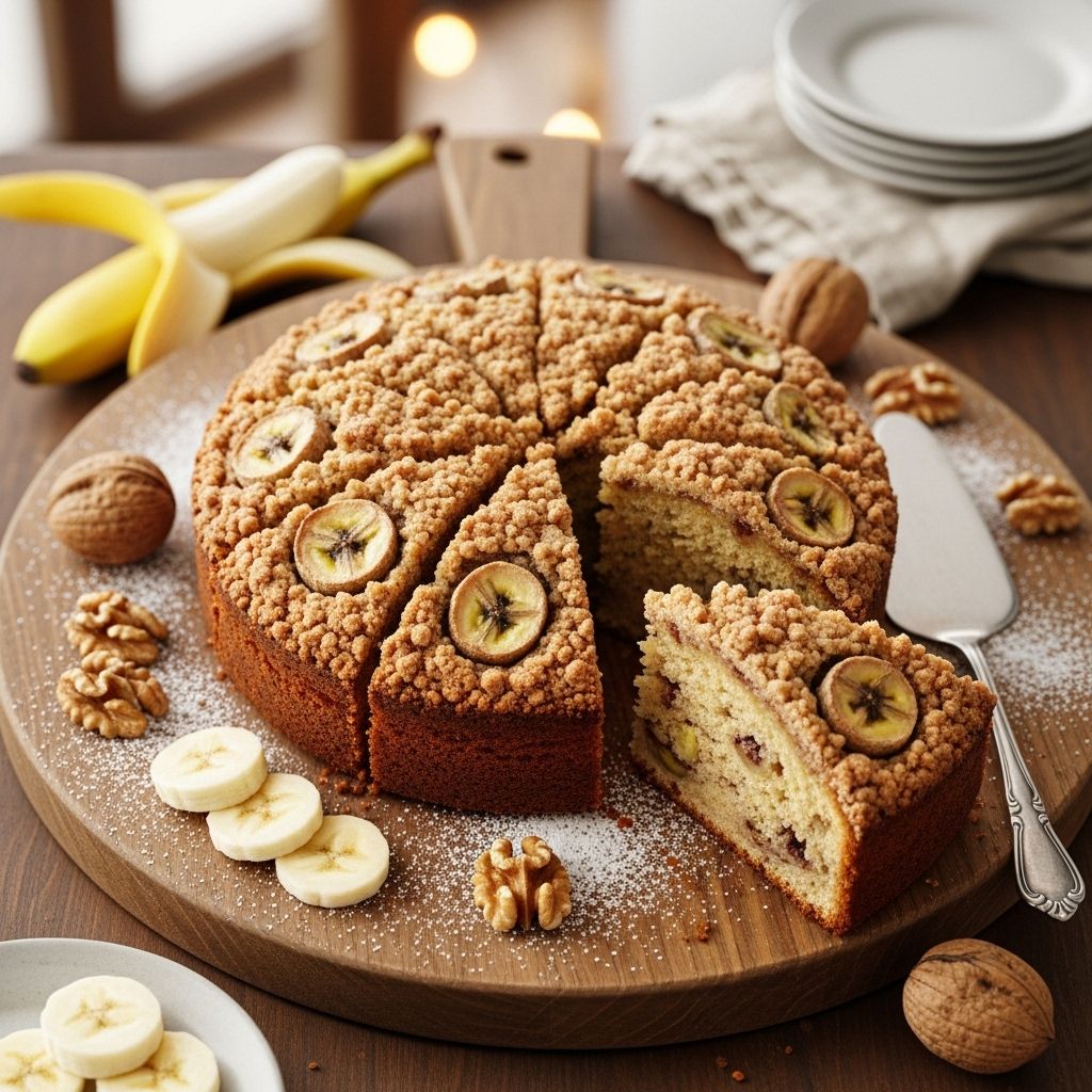 Soft, fruit-infused layers meet a crisp, buttery topping in every comforting bite.