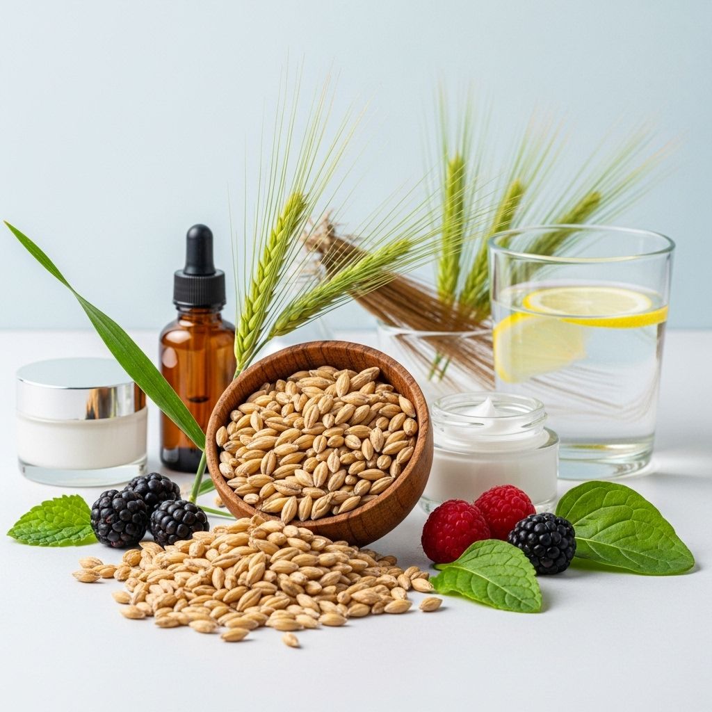 Barley Benefits for Skin, Hair, and Overall Health An age-old formula to nurture moisture and fortify fibers with nourishing nutrients.
