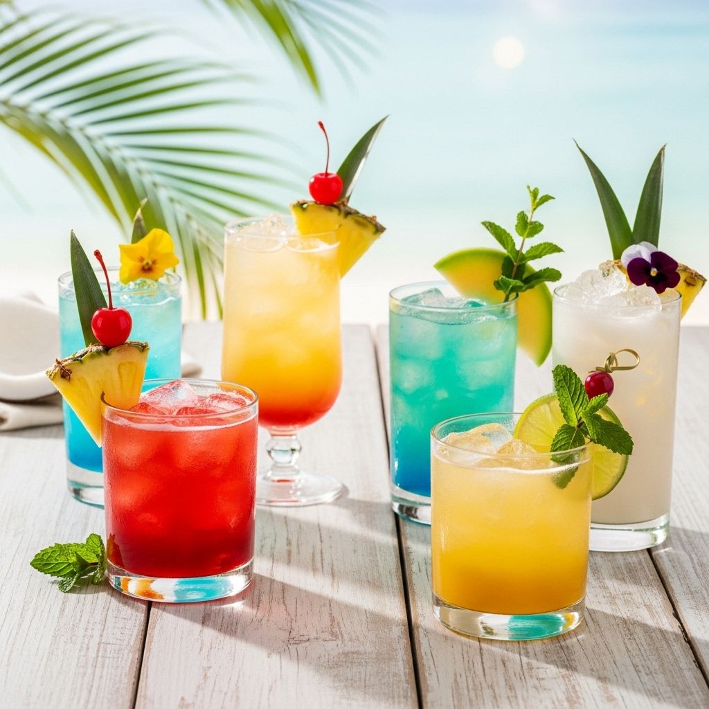 Effortless, beach-inspired drinks that transport your taste buds to sun-soaked shores.