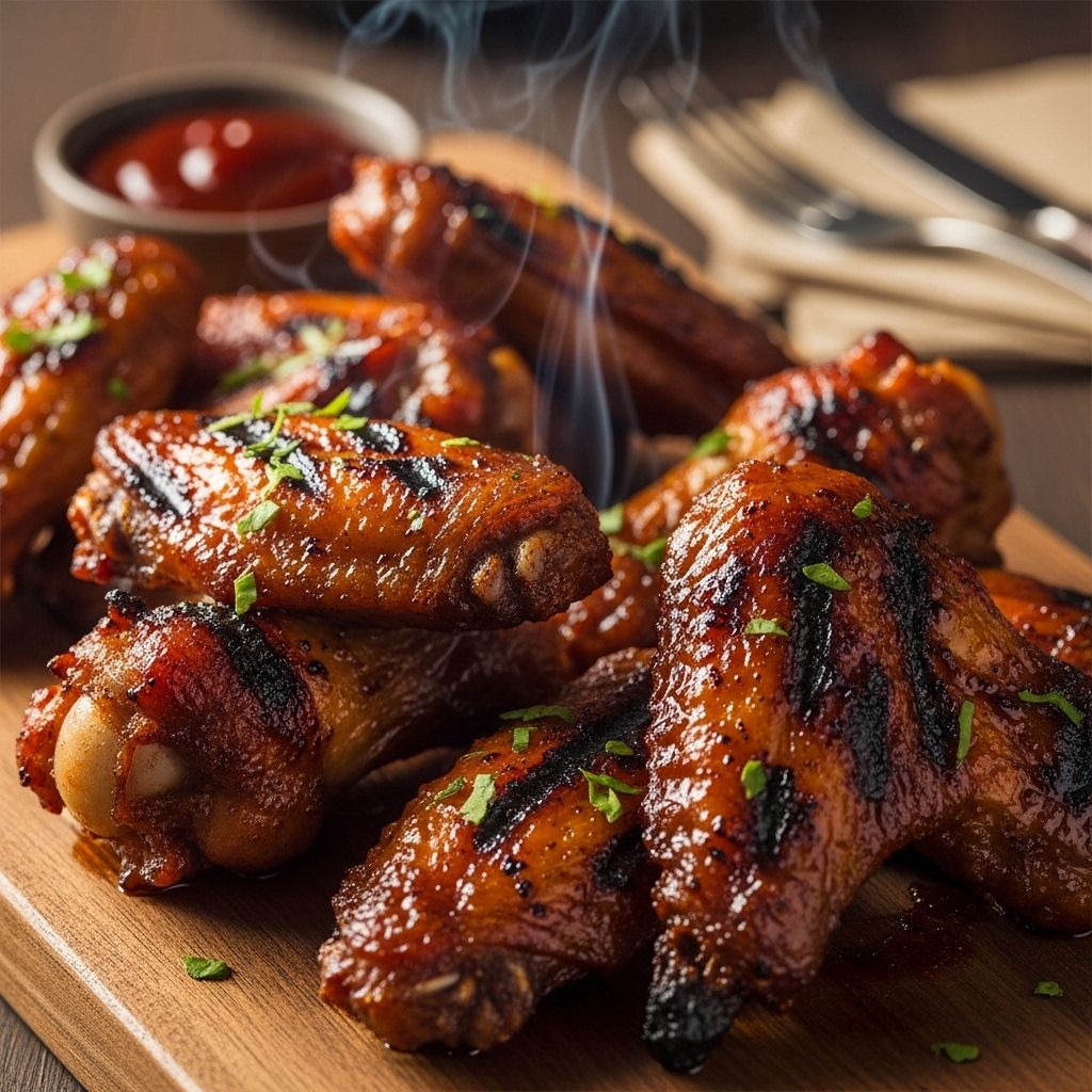 Each batch emerges with a bubbling sweet-and-smoky glaze that wows every guest.