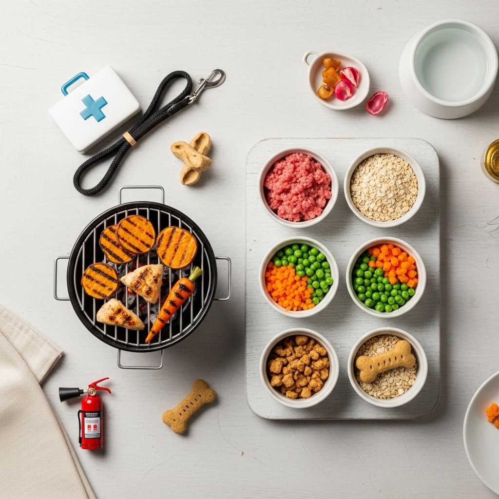 Create a relaxed backyard feast with vet-approved treats and clear play boundaries.