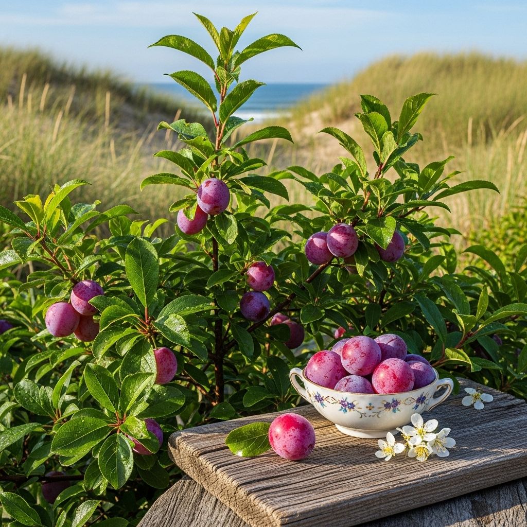 Beach Plum: The Resilient Native Shrub for Coastal Beauty, Wildlife, and Edible Delights Hardy native shrub anchors dunes, boosts wildlife, and yields tart fruit for preserves.