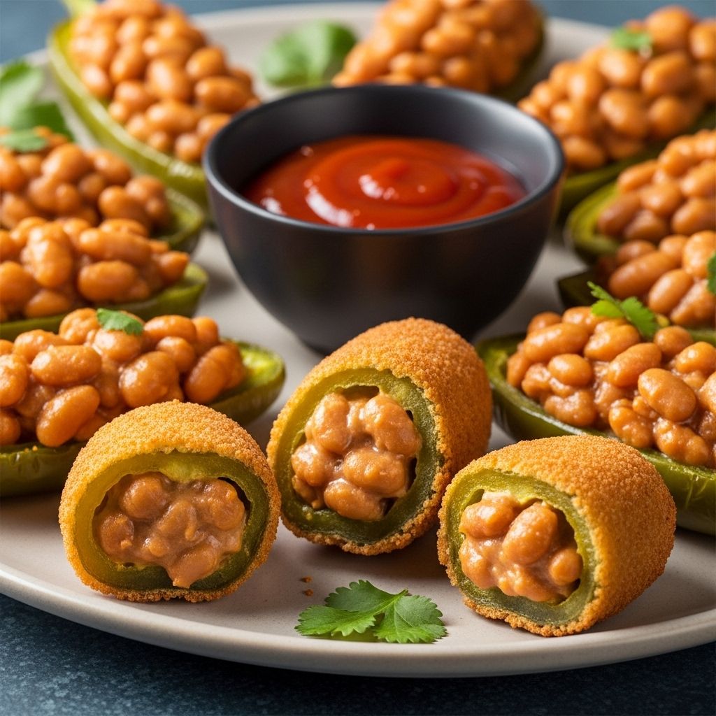 A spicy, satisfying treat that balances heat with a savory filling and zesty salsa.