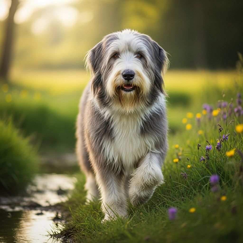 Discover the charming, intelligent, and hardworking Bearded Collie - a devoted family companion with a rich herding heritage