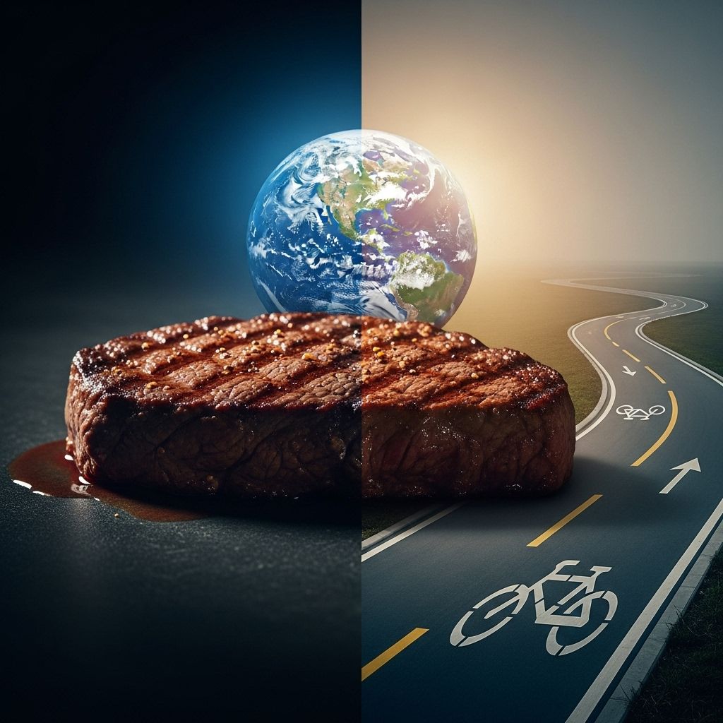 Beef, Bike Lanes, and the Battle for the Planet: What’s Really at Stake? Comparing bike lanes and beef consumption uncovers the true scale of urban environmental challenges.