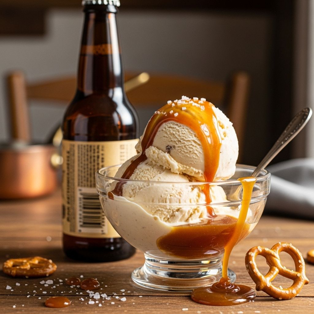Deep roasted and toasty flavors meet a hint of sea salt for smooth, indulgent scoops.