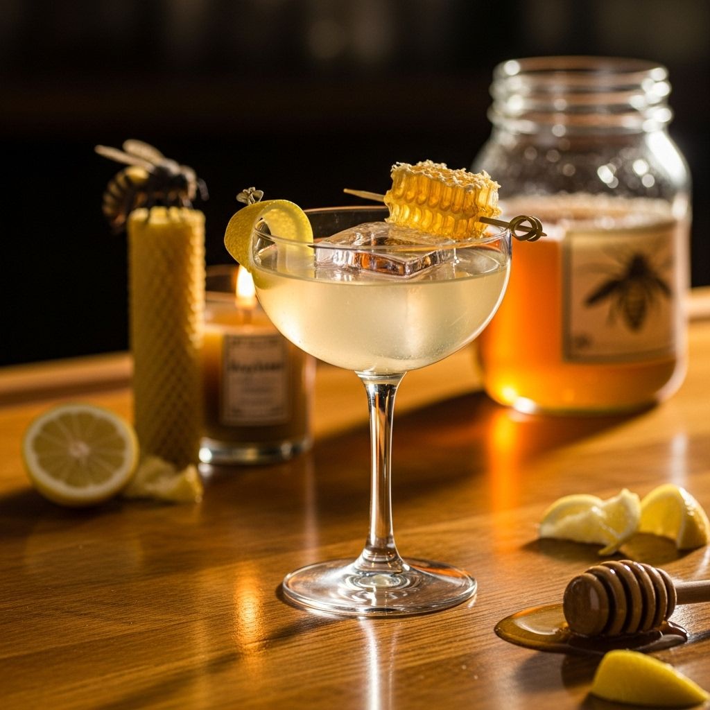 How to Make the Classic Bee’s Knees Cocktail (and Why It Truly Is the Bee’s Knees!) Herbaceous gin, floral honey, and zesty lemon merge into an effortlessly elegant sip.
