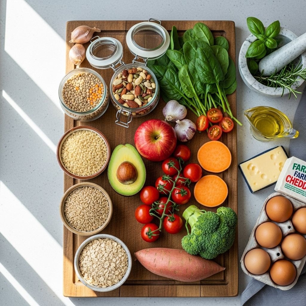 Simple swaps and mindful choices lead to a diet rich in fresh flavors and lasting vitality.