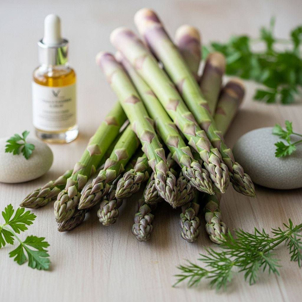 18 Science-Backed Benefits of Asparagus for Skin, Hair, and Health Rich in nutrients to enhance complexion, fortify hair health, and revitalize metabolism.