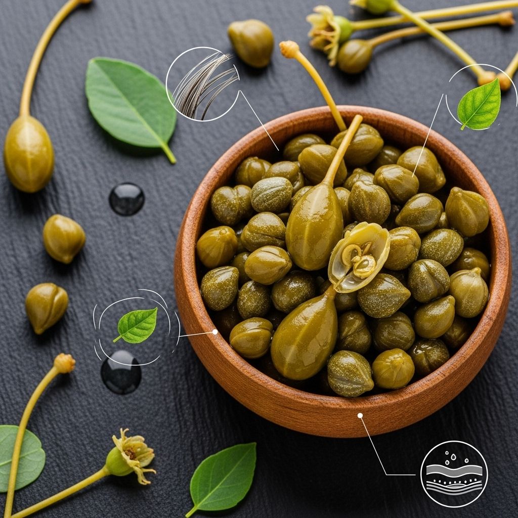 Capers: The Tiny Buds With Mighty Benefits For Skin, Hair, And Health Tangy buds deliver antioxidants to revive your complexion and strengthen strands.