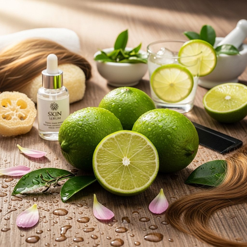 Lime: The Secret Citrus for Vibrant Skin, Hair, and Health A squeeze of this vibrant fruit can revitalize your daily wellness and beauty rituals.