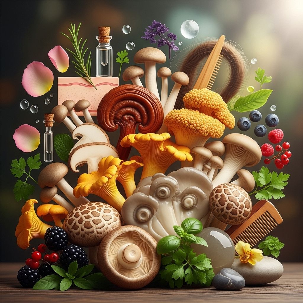 21 Top Benefits of Mushrooms For Skin, Hair, and Overall Health A nutrient-rich treasure delivering essential compounds to revive your glow and vitality.