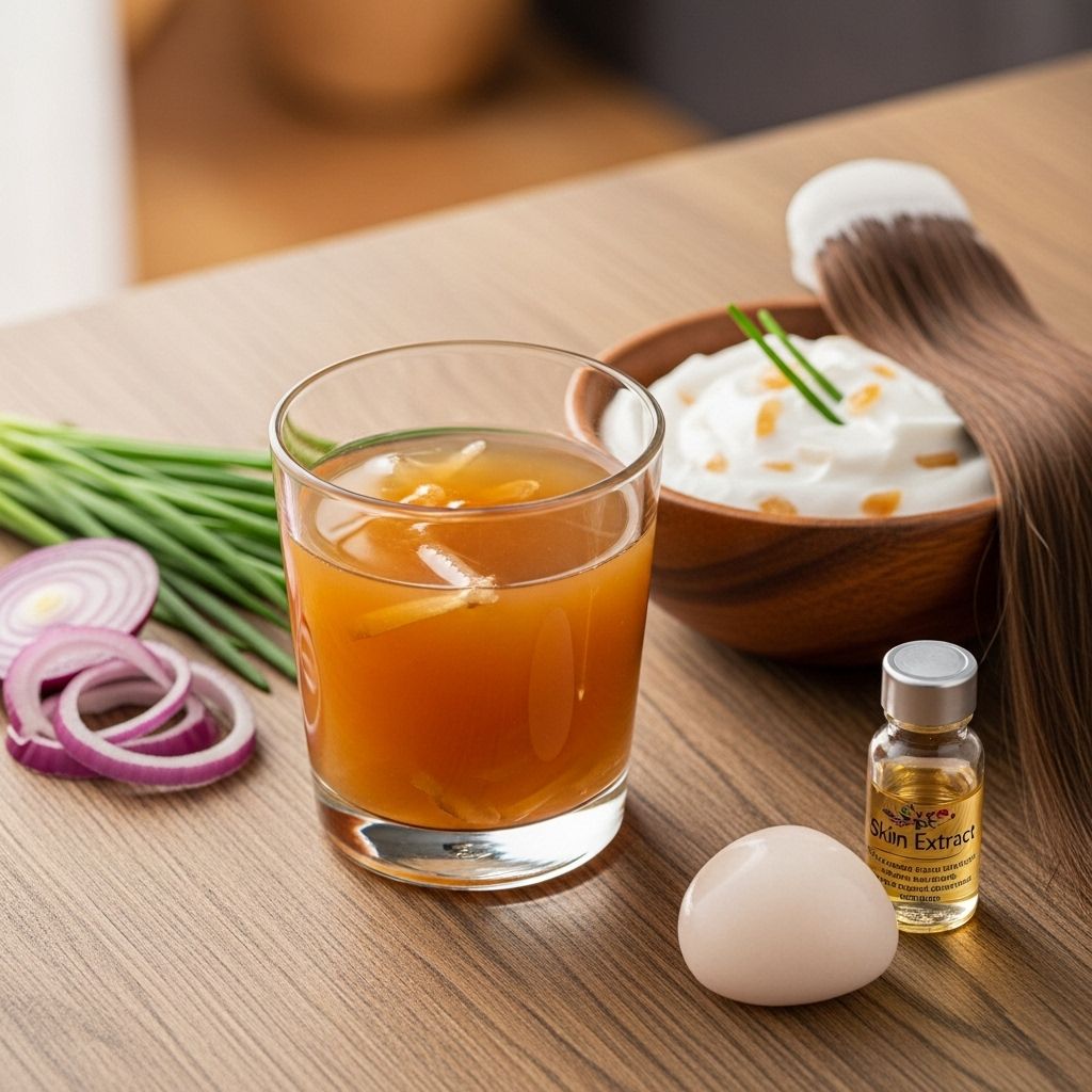 Top 14 Proven Benefits Of Onion Juice For Health, Hair, And Skin Sulfur and antioxidants combine to strengthen hair, rejuvenate skin and boost wellness.