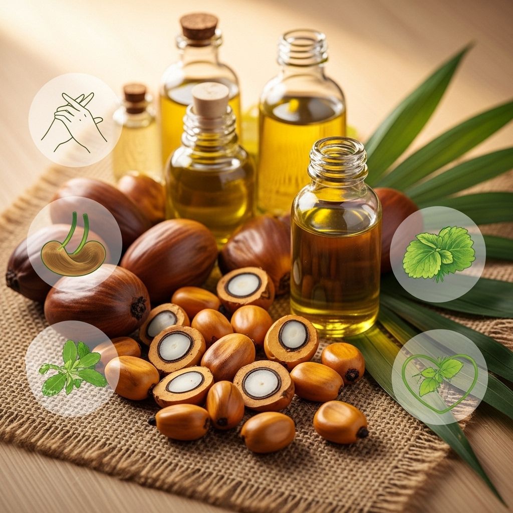 13 Impressive Benefits of Palm Kernel Oil for Skin, Hair, and Overall Health A nutrient-rich oil that soothes dryness, battles free radicals, and lifts radiance.