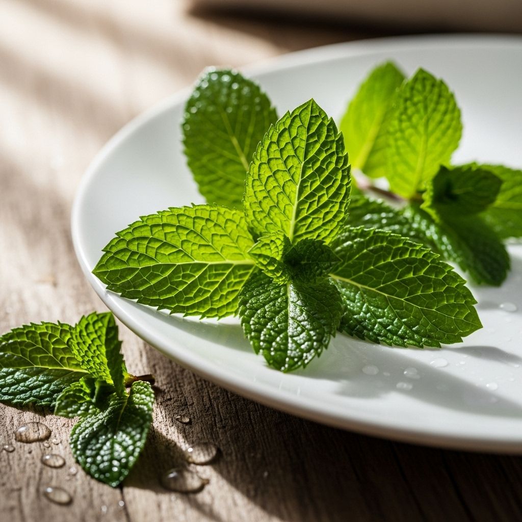 Menthol-rich leaves that soothe skin, strengthen hair, and support digestive comfort.
