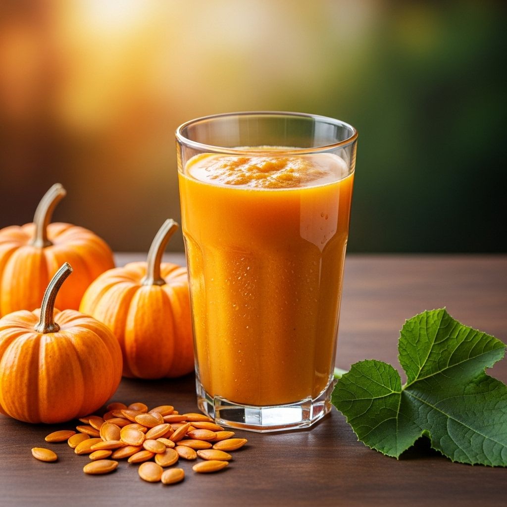 15 Powerful Benefits Of Pumpkin Juice For Skin, Hair, And Health A nutrient-rich drink that brings glow, strengthens strands, and boosts vitality.