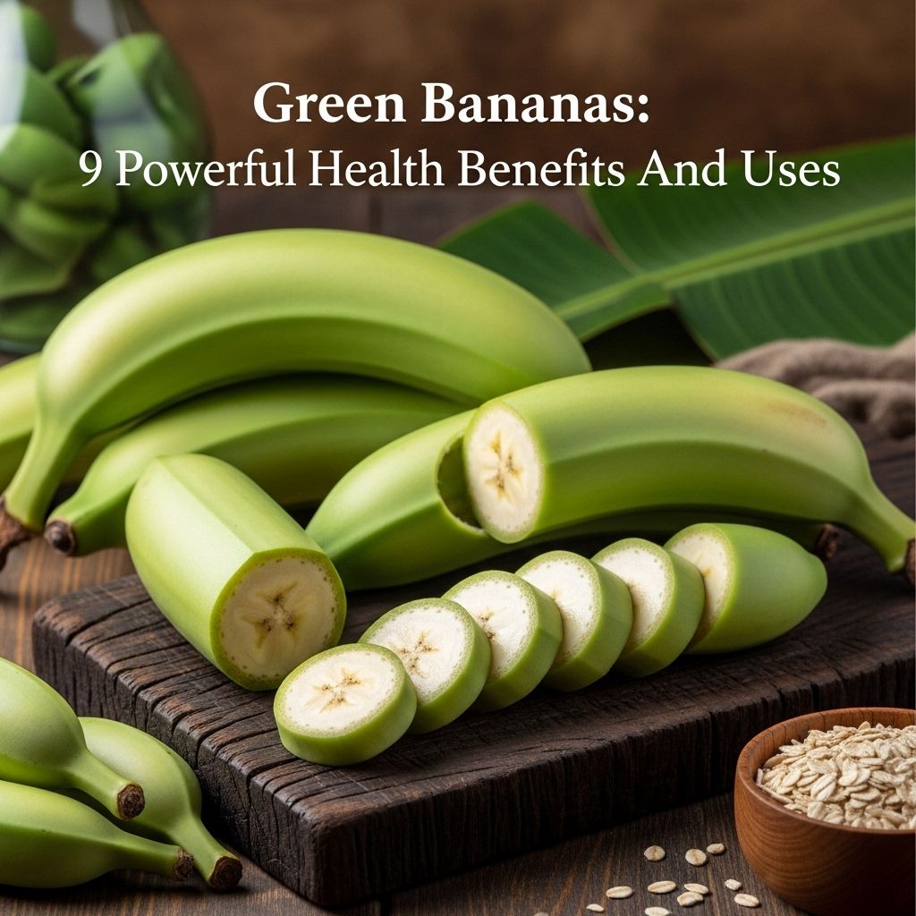 Incredible Benefits and Uses of Green Bananas for Health, Skin, and Diet Unripe bananas hold the secret to smoother digestion, balanced energy, and glowing skin.