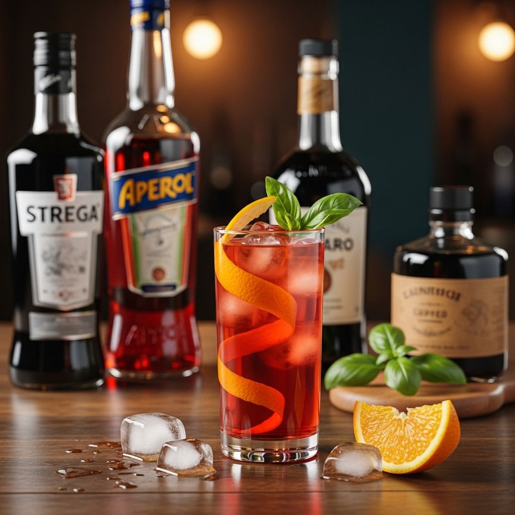 The Beneventano: A Modern Italian Aperitif Cocktail Experience A harmonious union of citrus, rhubarb and herbal spice elevates your aperitif experience.