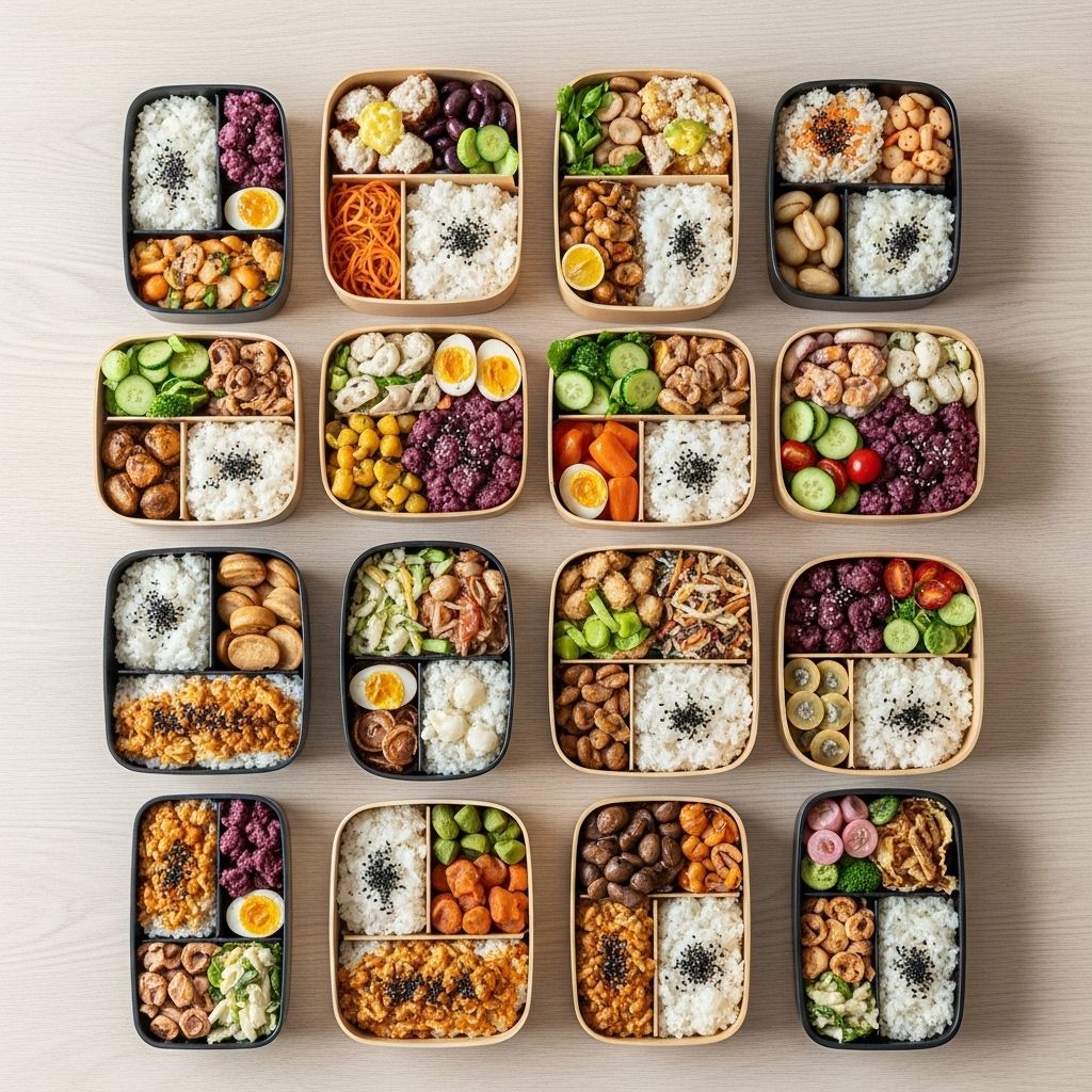 Brighten your everyday lunch routine with these nutritious, fun, and easy-to-prep bento box inspirations.