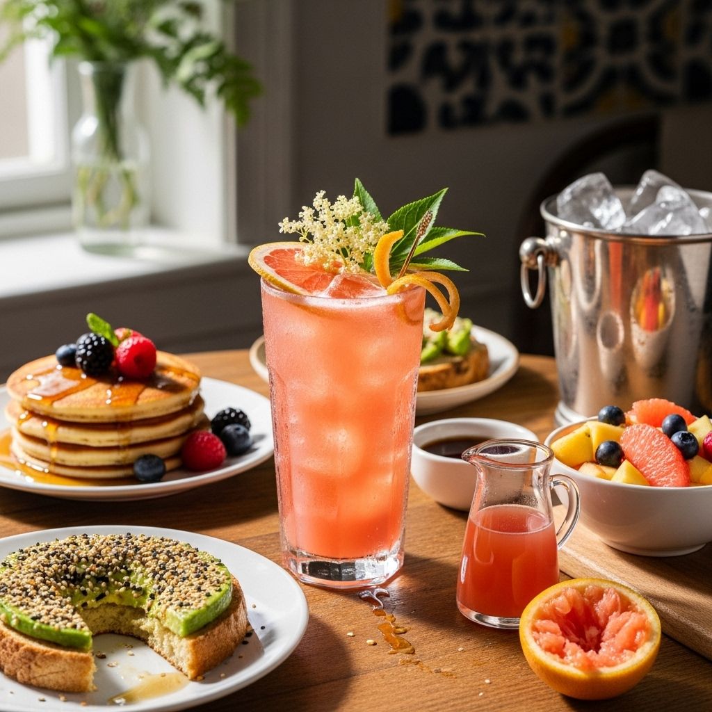 An elegant drink that marries floral sweetness and bright citrus in every refined sip.