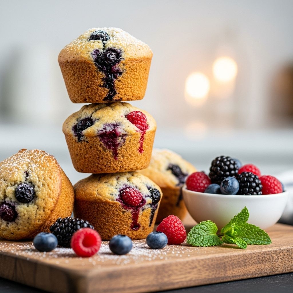 Elevate your breakfast or snack routine with these delicious, protein-rich berry quinoa muffins featuring wholesome ingredients and vibrant flavors.