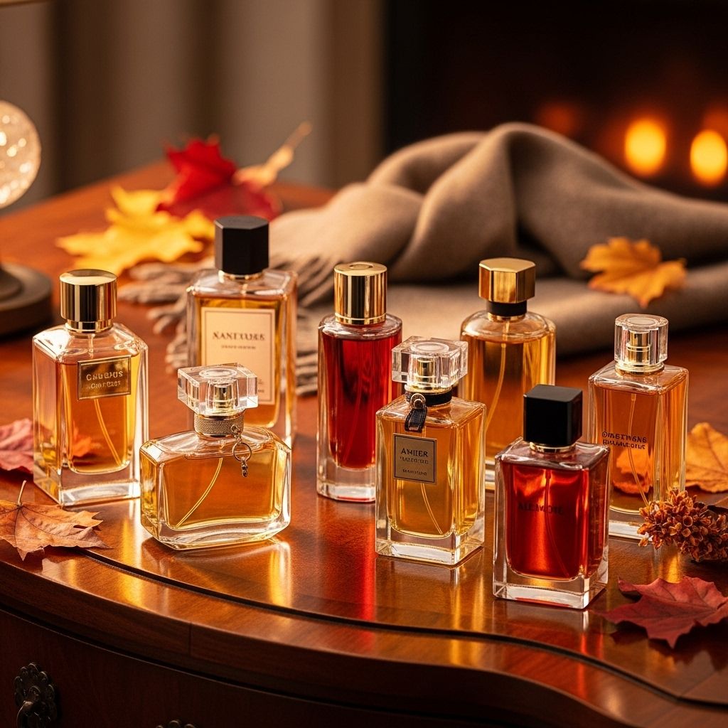 Discover the ultimate list of cozy and sophisticated amber perfumes to transform your fall fragrance wardrobe.