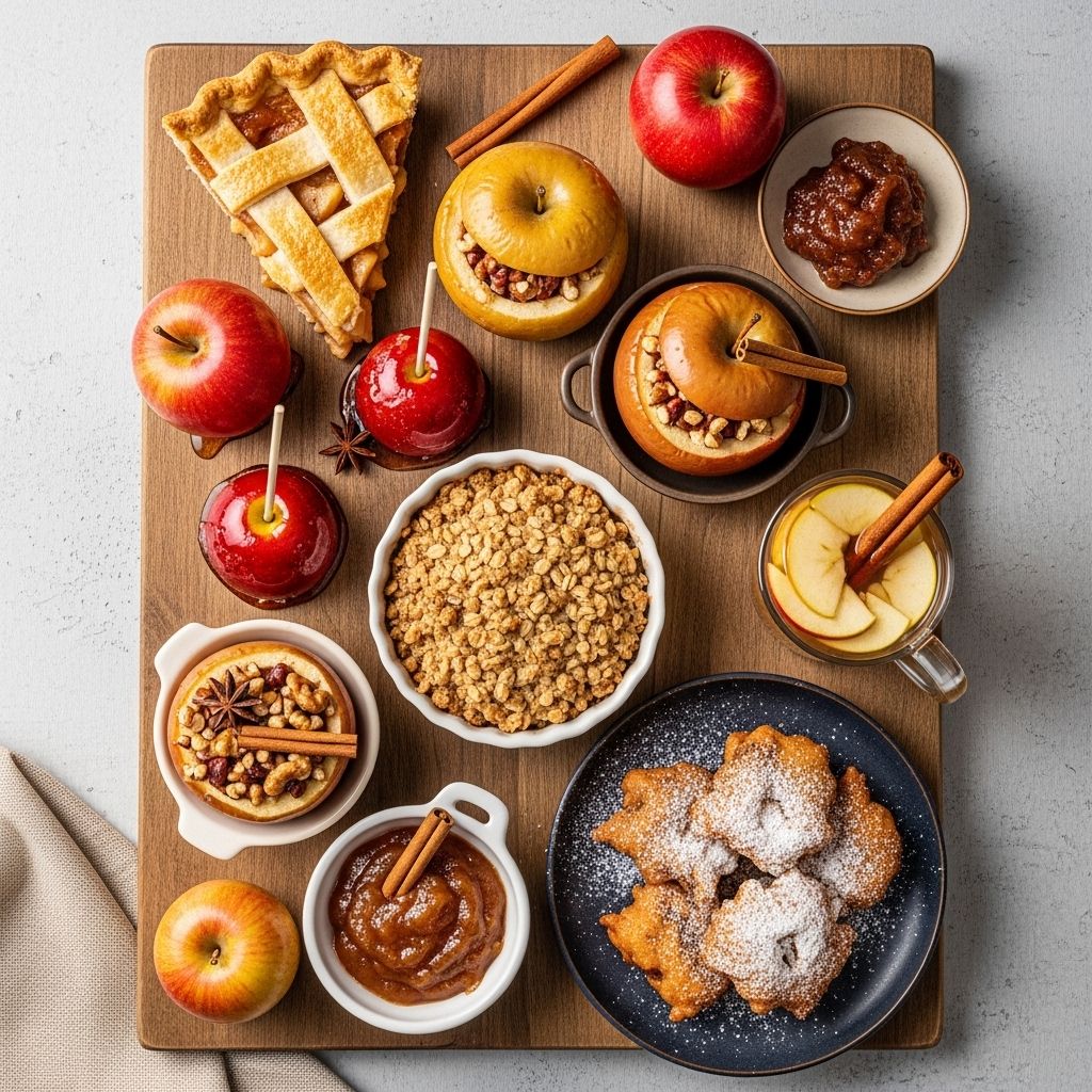 Discover wholesome apple-inspired recipes, from breakfast delights and hearty mains to classic desserts and modern treats.