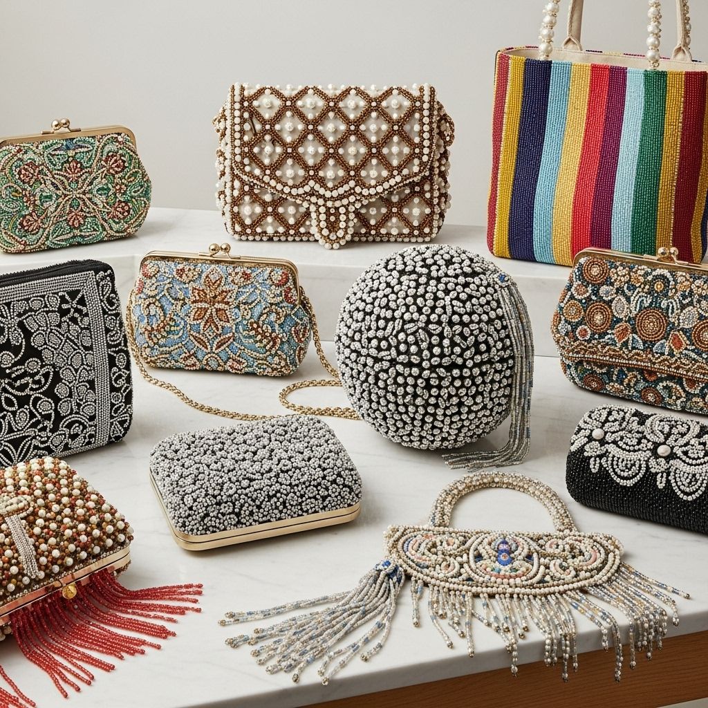 Discover the vibrant charm and versatility of beaded bags—a must-have trend that instantly elevates any wardrobe.