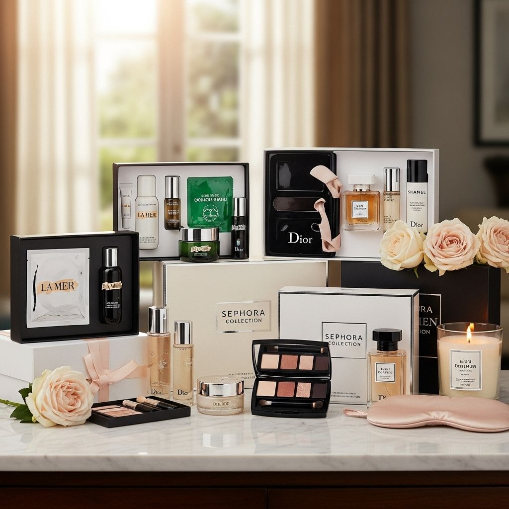 Unlock flawless gifting with these must-have makeup, skincare, haircare, and fragrance sets everyone on your list will love.