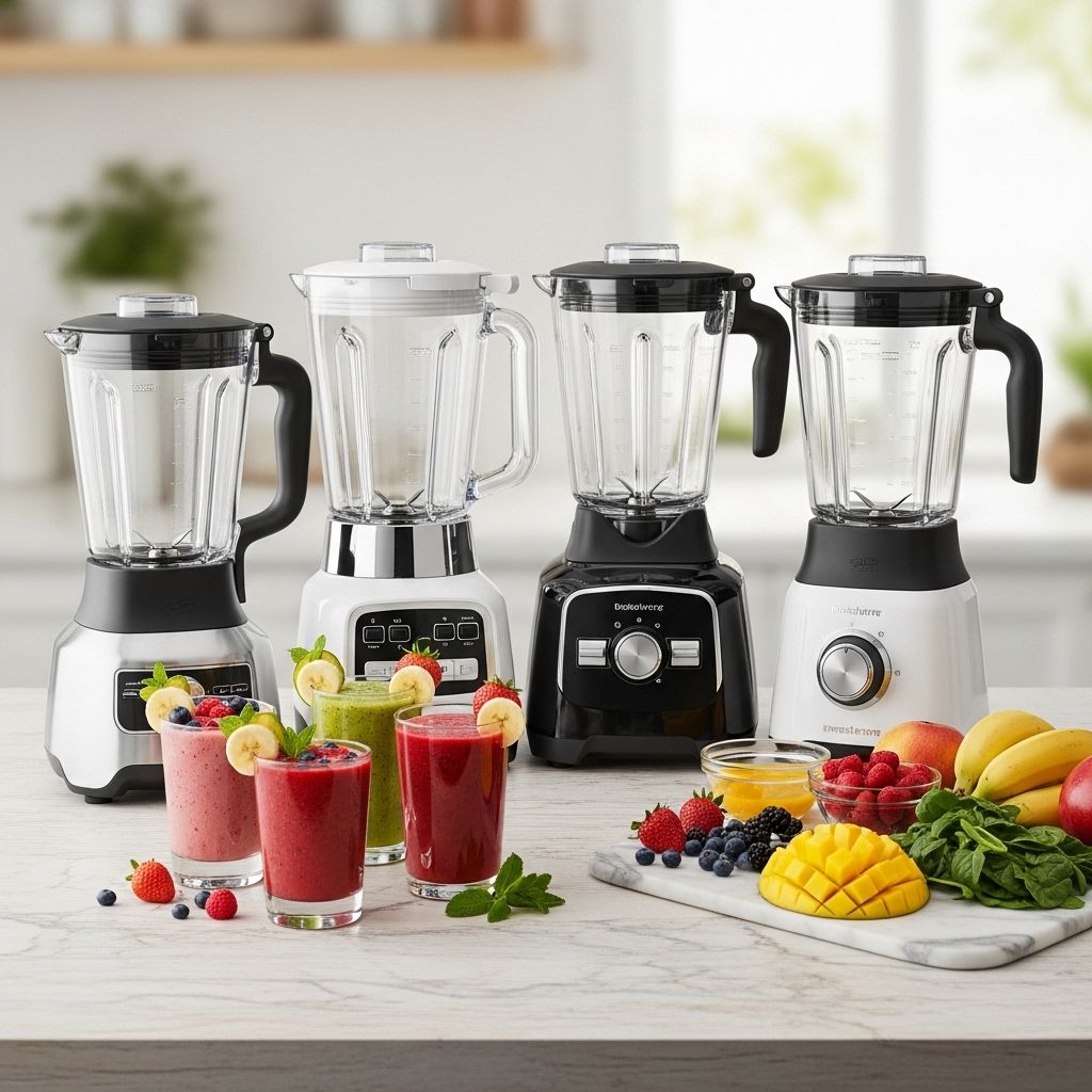Discover the top blenders for smoothies, from powerhouse machines for families to portable options for busy mornings—tested and reviewed for real-world results.