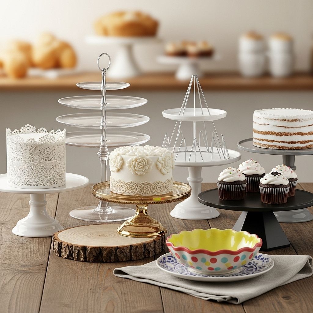 A perfect pedestal brings elegance and ease to showcasing your favorite desserts.