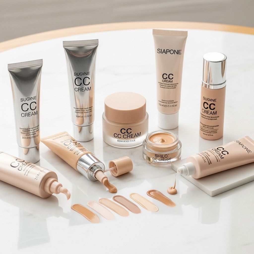 Explore our comprehensive guide to the best CC creams of 2025, tailored to various skin needs, tones, and lifestyles.