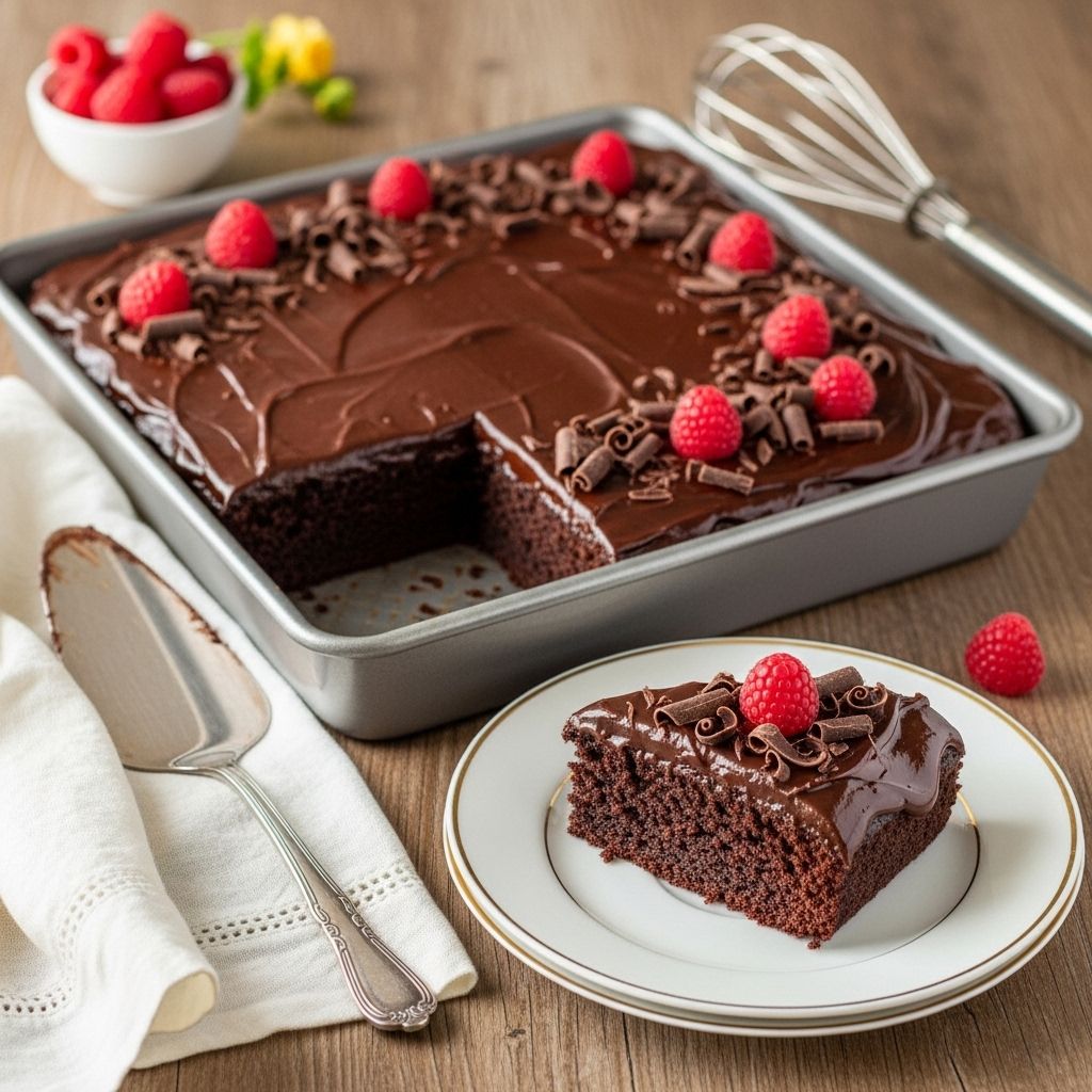 Enjoy a moist crumb and rich frosting crafted from pantry staples and baking hacks.
