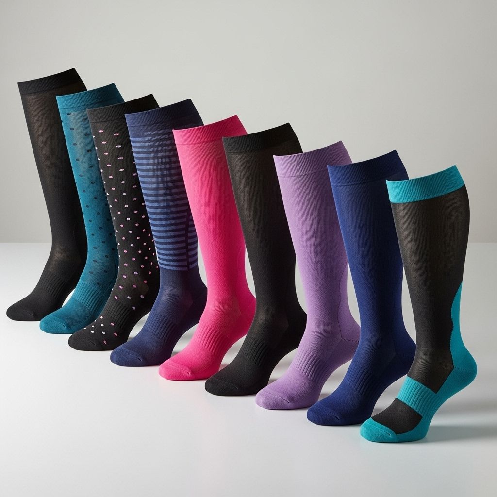 Designed to alleviate leg swelling and fatigue with precise pressure for all-day comfort.
