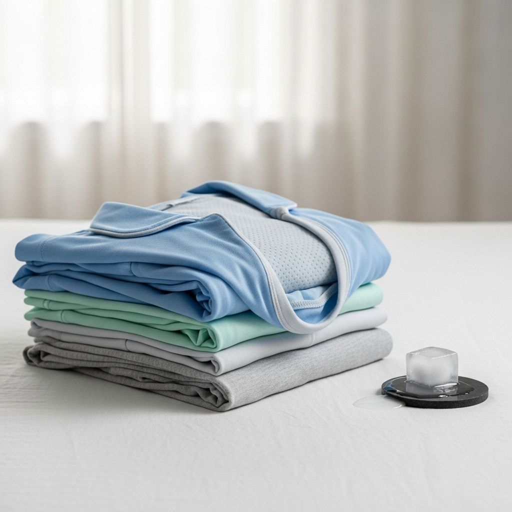 Sleepwear designed to regulate temperature and banish night sweats for lasting comfort.