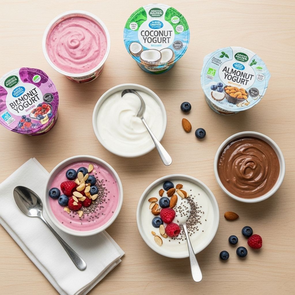 Discover the top-rated dairy-free yogurts, from coconut to cashew, including nutrition, taste, and the best brands to try.
