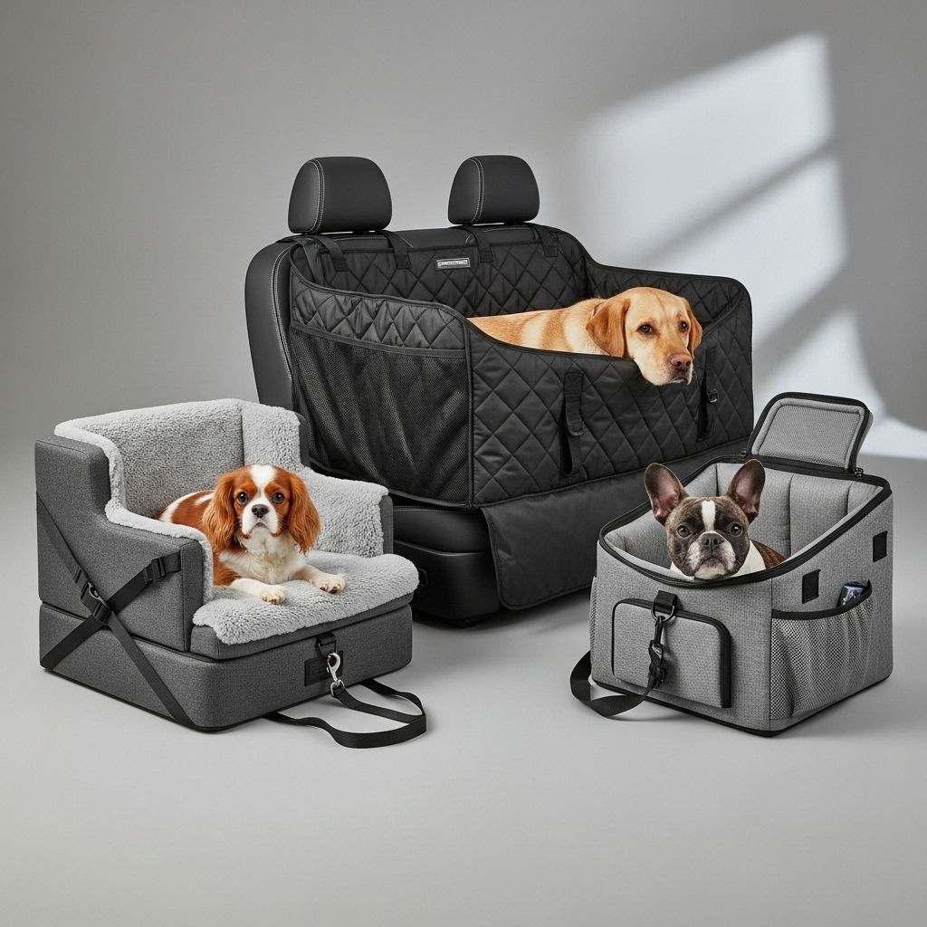 Integrated safety tethers and cushioned walls let anxious companions travel in peace.