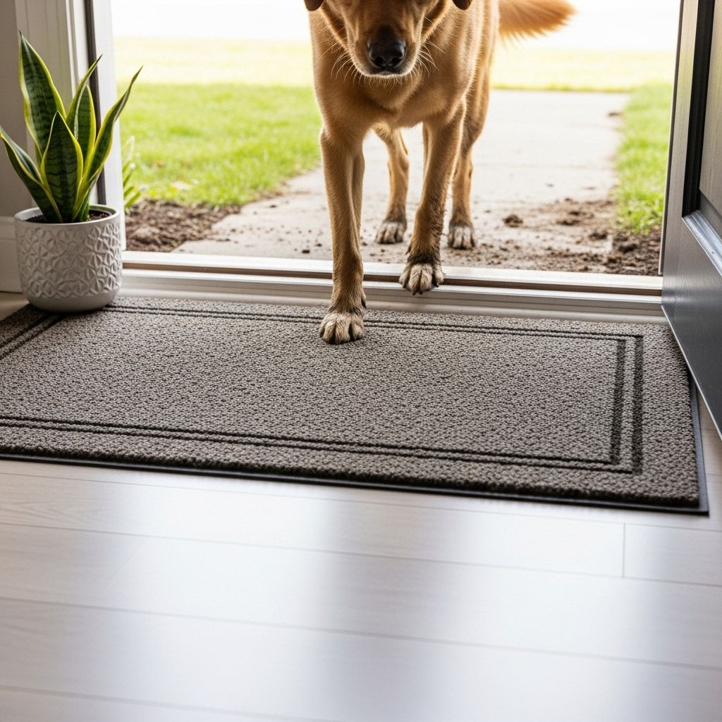 Eliminate tracked-in mess with durable, super-absorbent textures that protect floors.