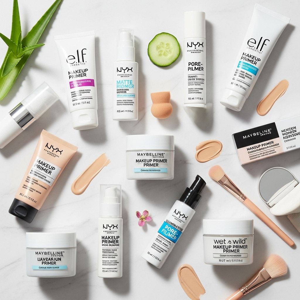 Discover wallet-friendly drugstore primers that rival luxury brands for perfect makeup application and lasting wear.