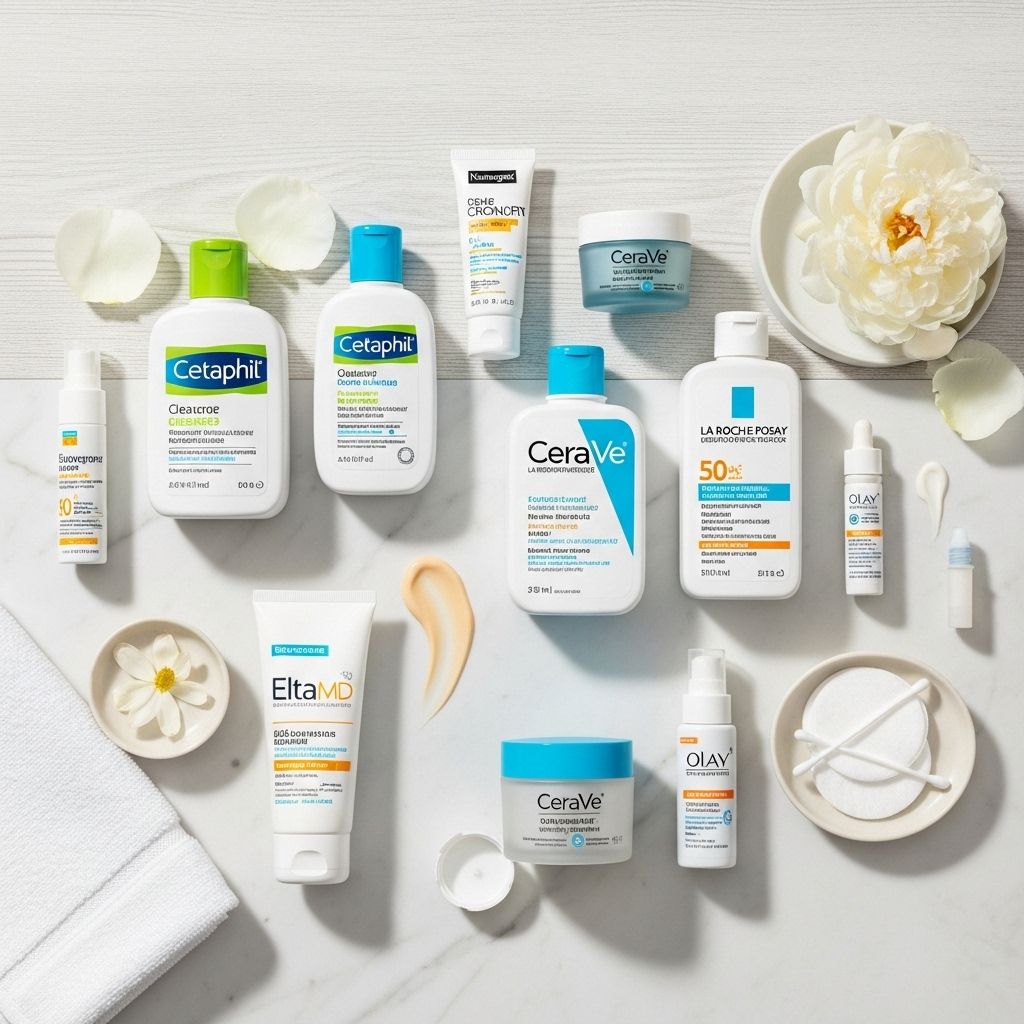 Top dermatologist-recommended drugstore skincare essentials for radiant, healthy skin on any budget.
