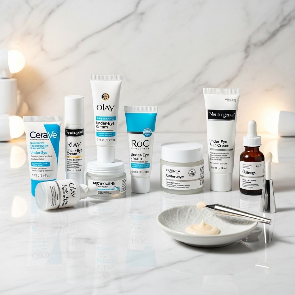 Discover highly-rated, affordable under-eye creams from drugstores for dark circles, puffiness, and fine lines—expert-backed picks included.