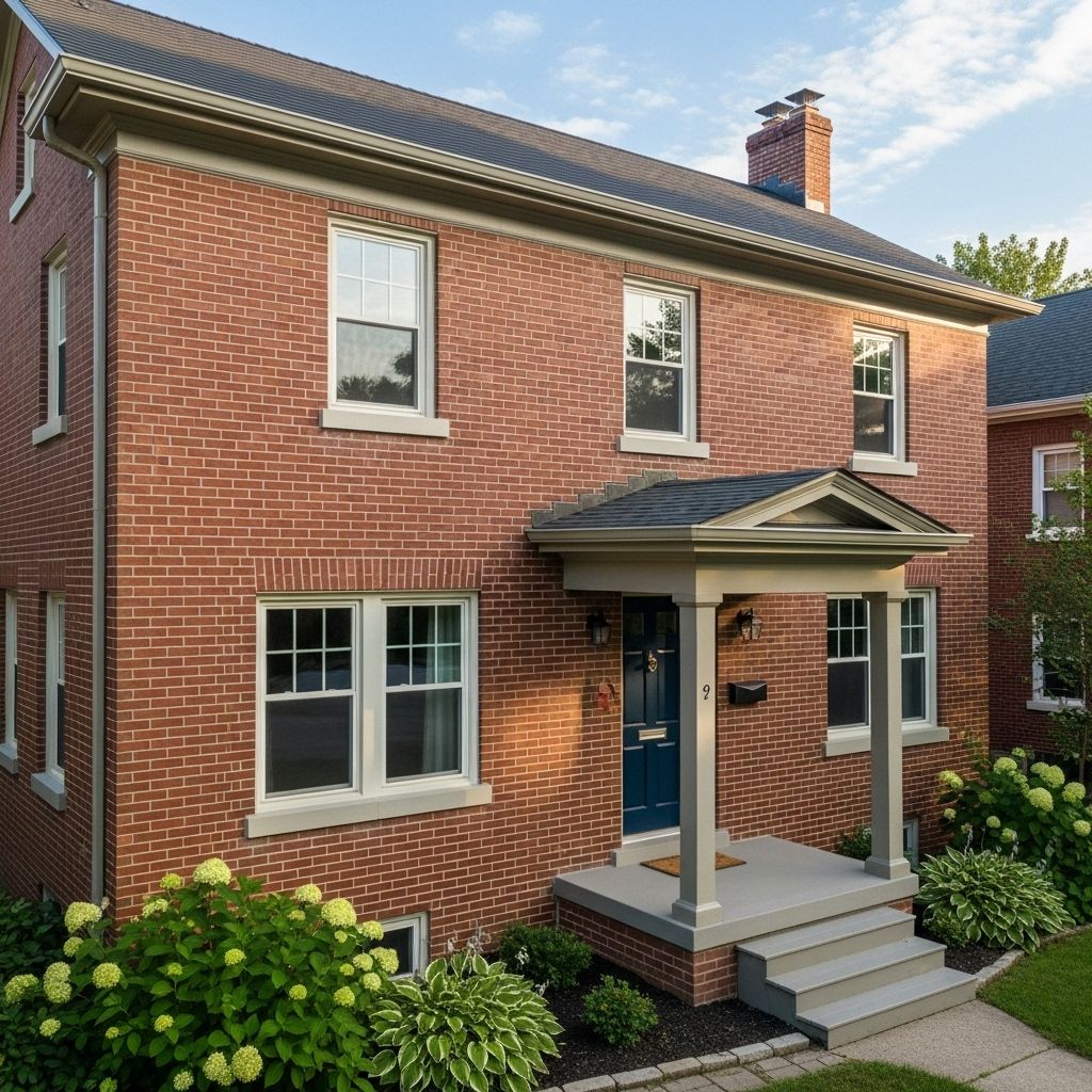 Harmonize trim and accent hues to enhance your facade’s warmth and curbside appeal.