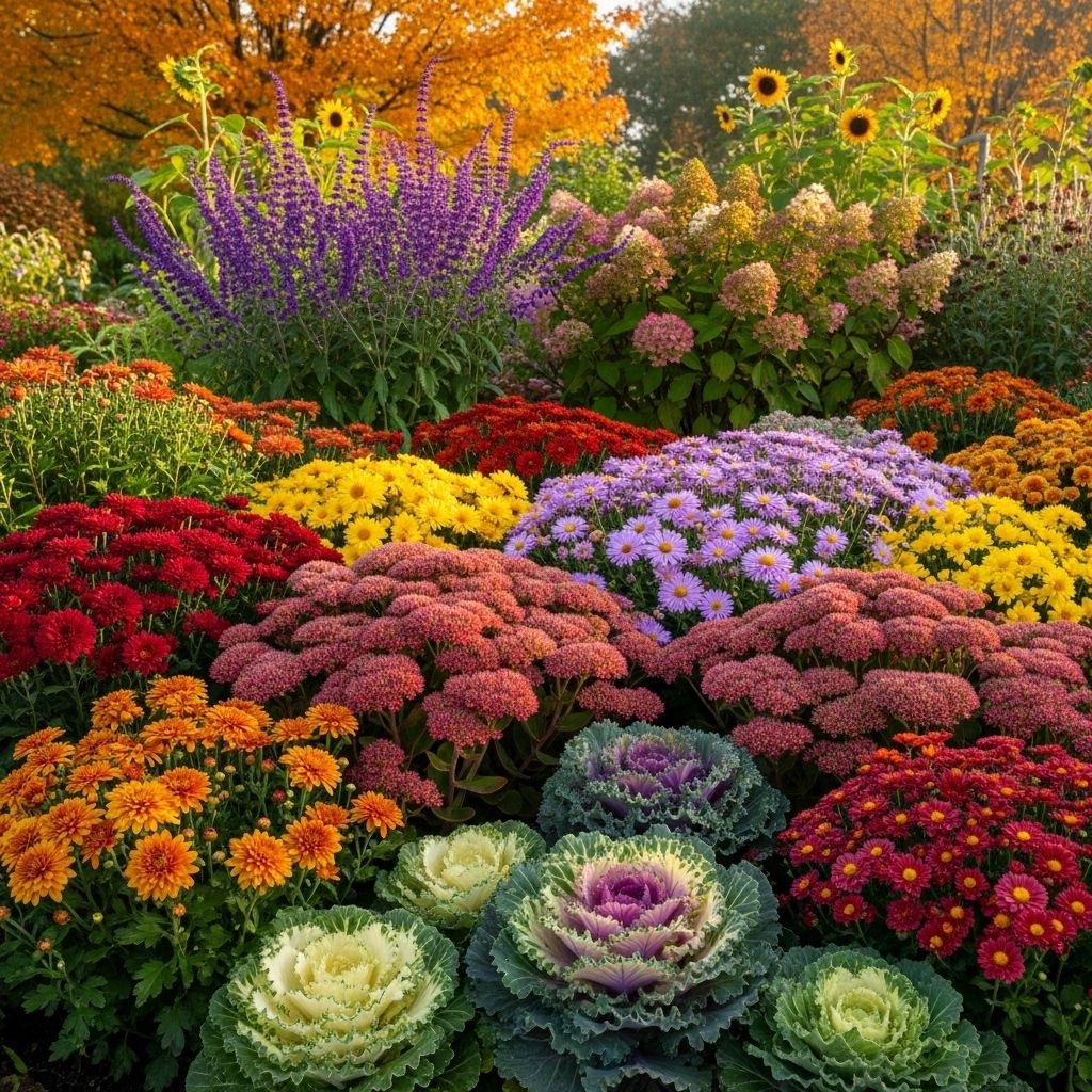 Late-season blossoms bring color and nectar to help bees thrive into frost.