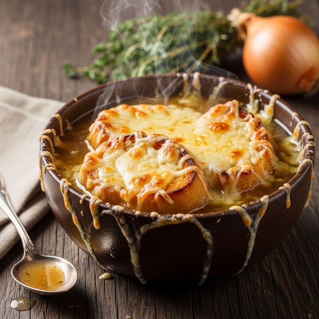 Slow caramelization and premium flavors create a cozy, rich bowl of pure comfort.