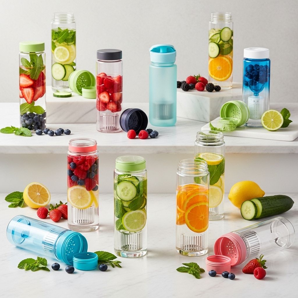 Discover the best fruit infuser water bottles to transform your hydration routine with vibrant flavors and healthy benefits.
