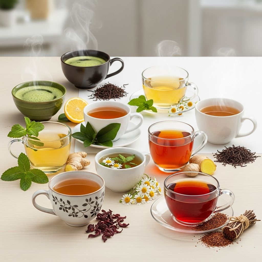 9 Best Healthy Teas to Drink—and Their Unique Benefits Savor every sip of these aromatic brews designed to nurture mind, body, and gut balance.
