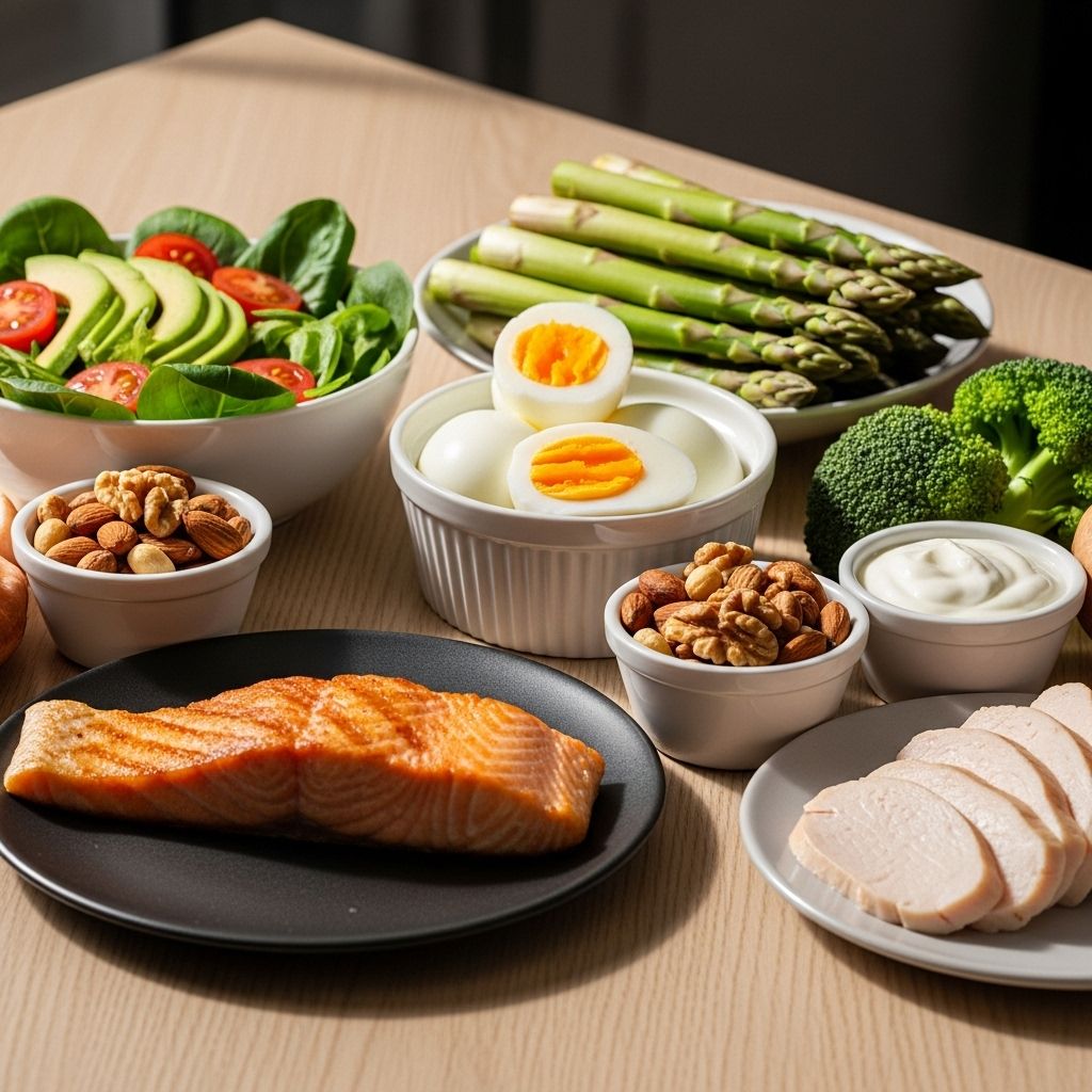 The Ultimate Guide to High-Protein, Low-Carb Foods for Healthy Eating Satisfying meals that build muscle, stabilize blood sugar, and curb cravings.