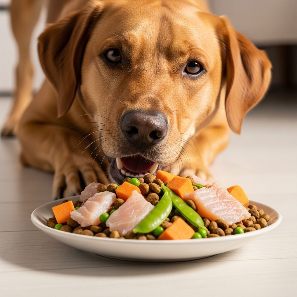Recipes focus on tender meats and simple ingredients to soothe sensitive pups.